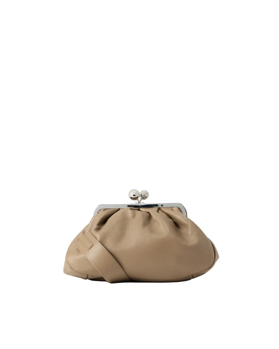 Max Mara Medium Deconstructed Leather Pasticcino Bag