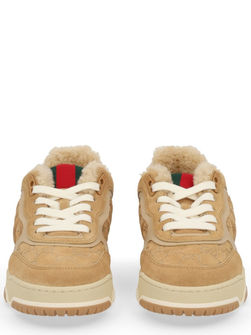 Gucci Re-Web Webbing Calfskin Sneakers