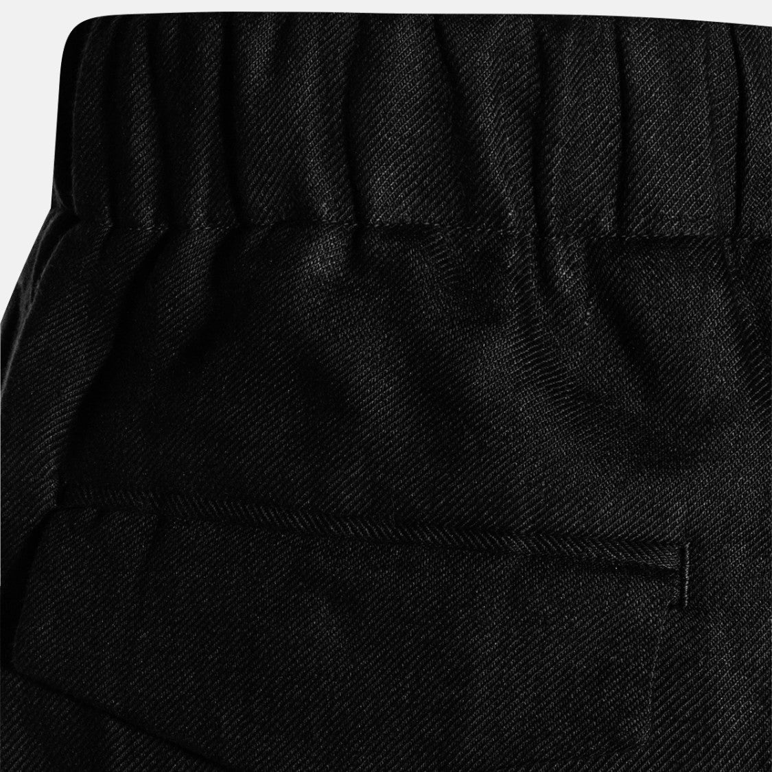 Lardini Straight Leg Trousers With Textured Fabric And Elastic Waistband