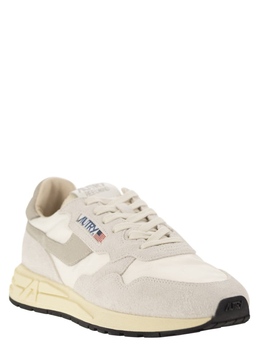 Autry Reelwind - Suede And Technical Textile Trainer