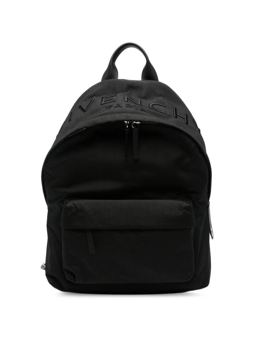 Givenchy Black Spacious Compartment Padded Straps Backpack