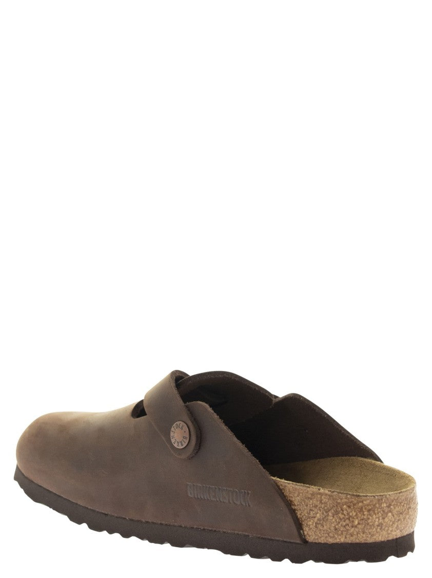 Birkenstock Boston - Oiled Leather Sabot