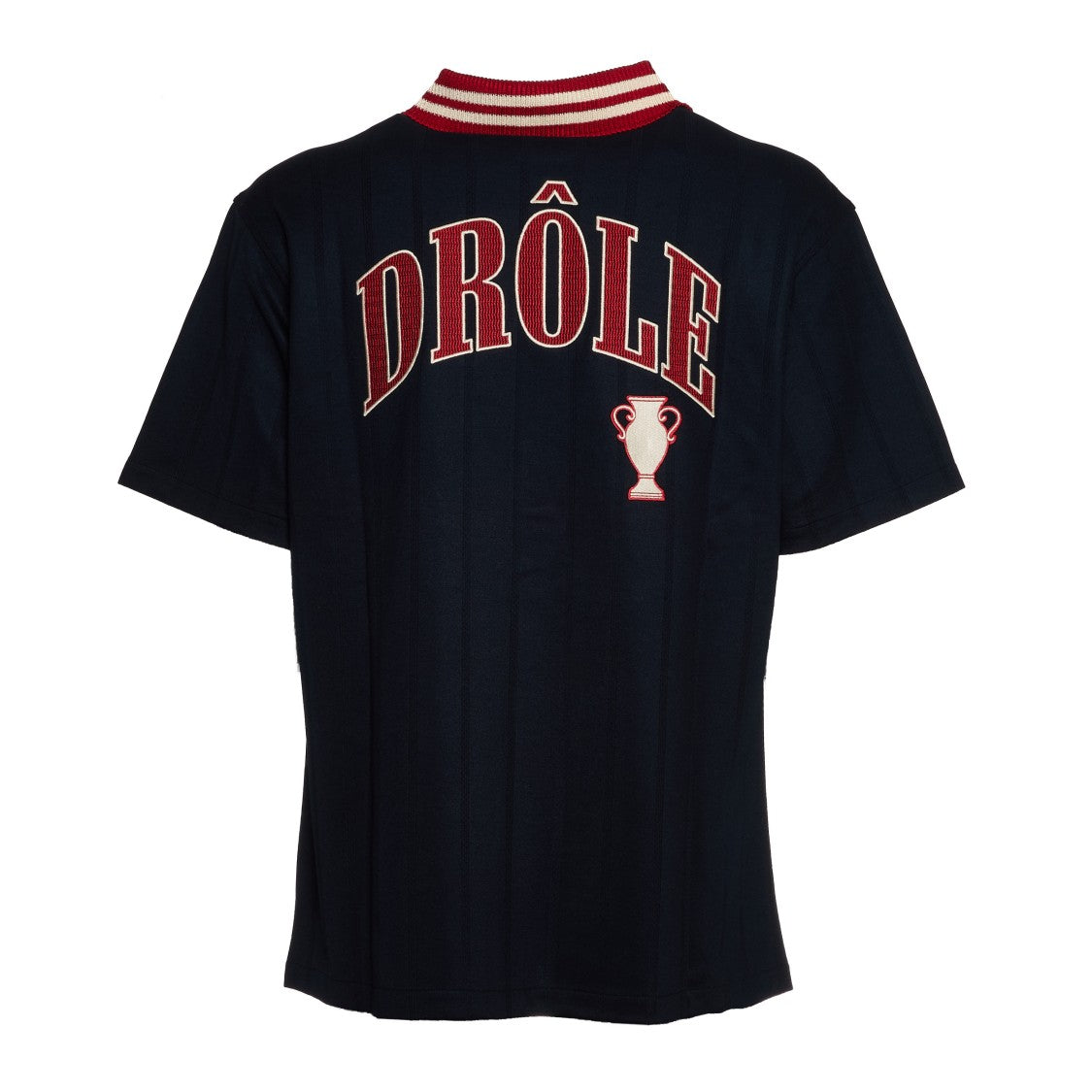 Drôle De Monsieur Navy Wide-Fit Shirt