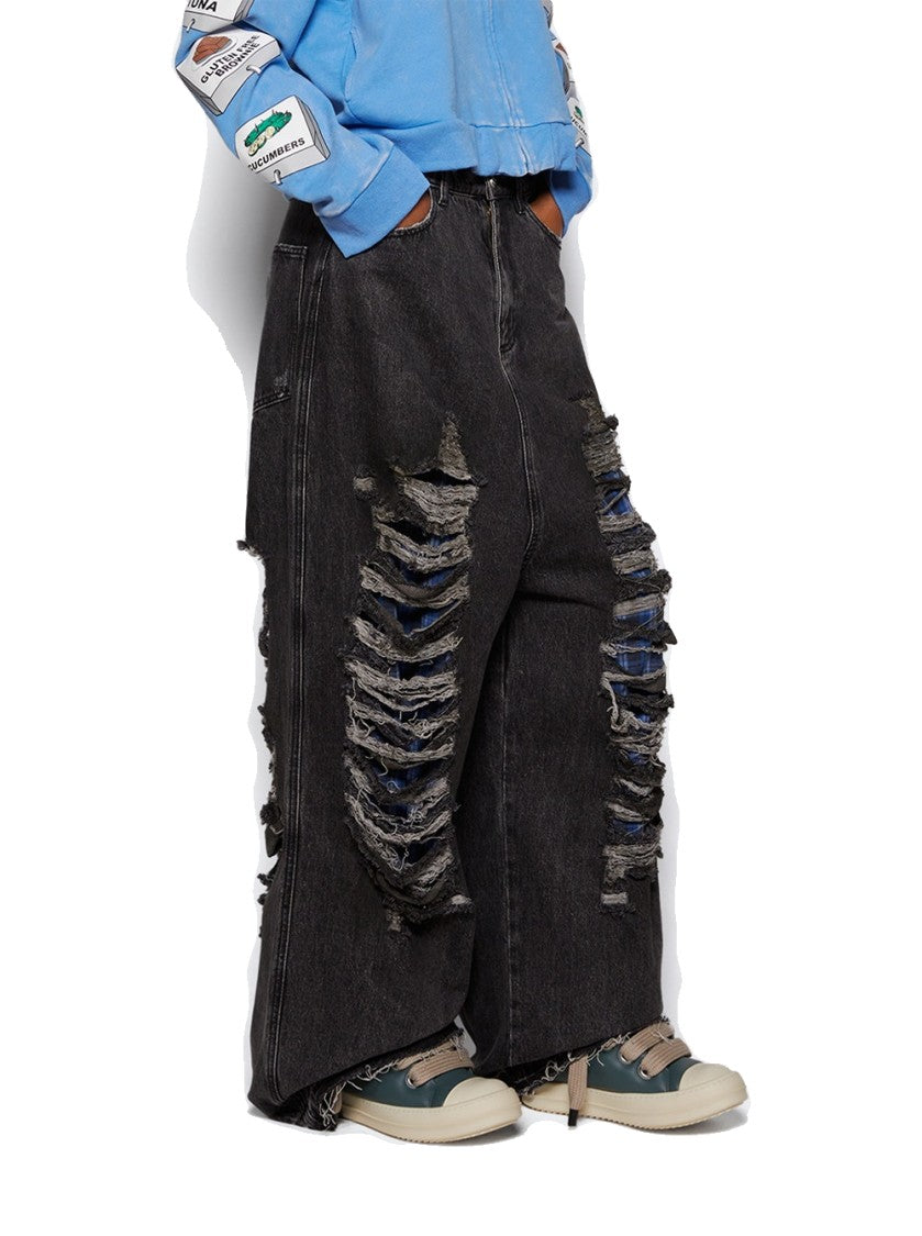 Rick Owens Jumbolaced Low Top Sneakers Mouthwash And Milk