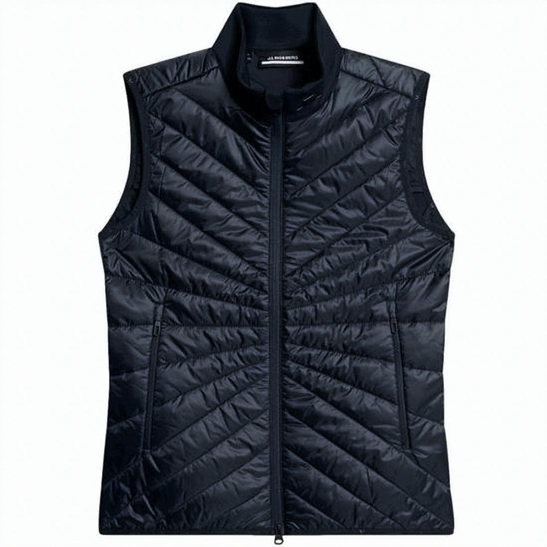 J Lindeberg Quilted Vest With High Collar