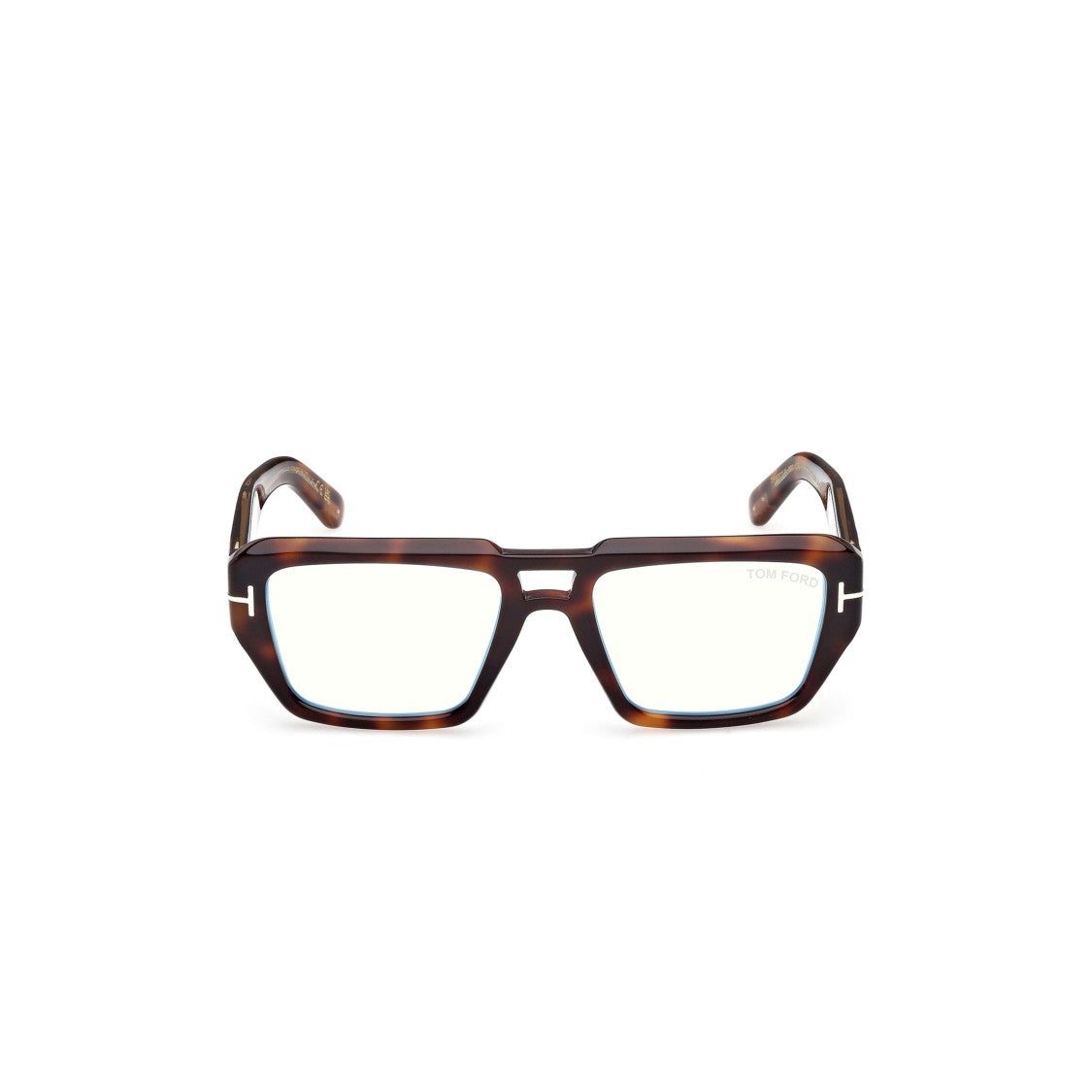 Tom Ford Ft6077-B Oversized Square Tortoiseshell Eyeglasses