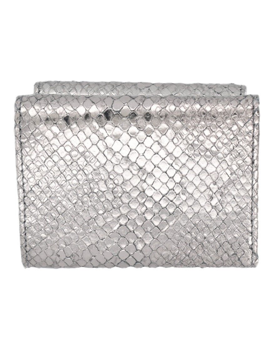 Vivienne Westwood Orb Metallic Snake Calfskin Wallet