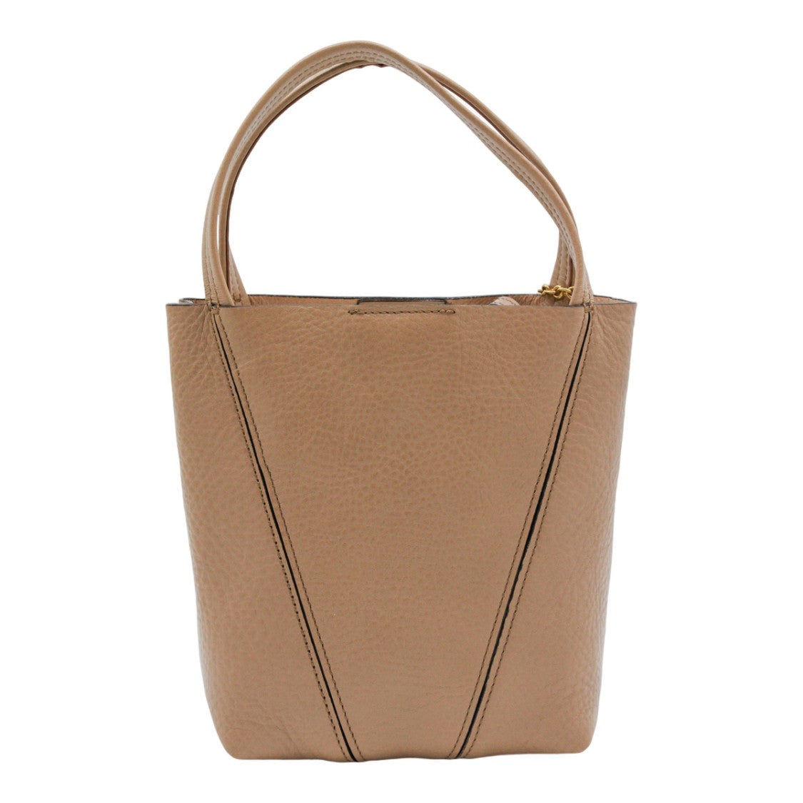 Chloé Structured Tote Bag With Gold-Tone Accents