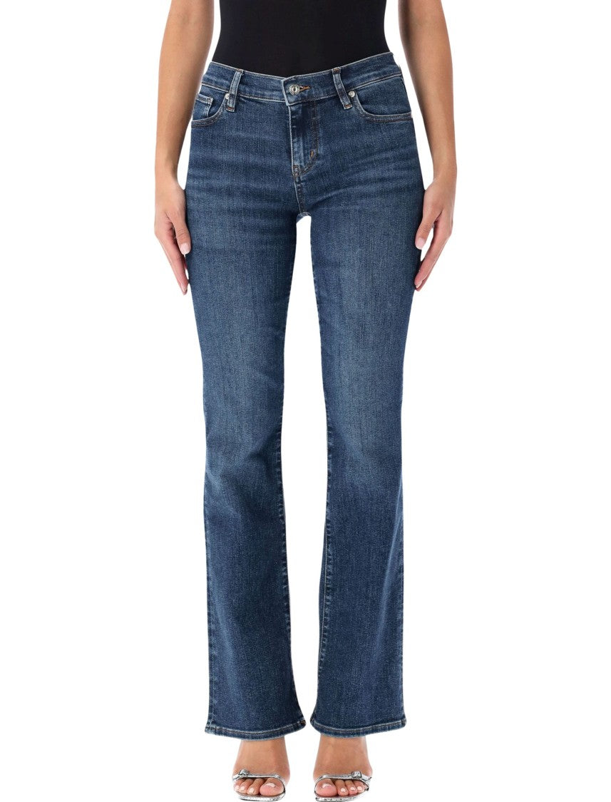 Frame Bootcut Jeans With Low Rise And Fitted Silhouette