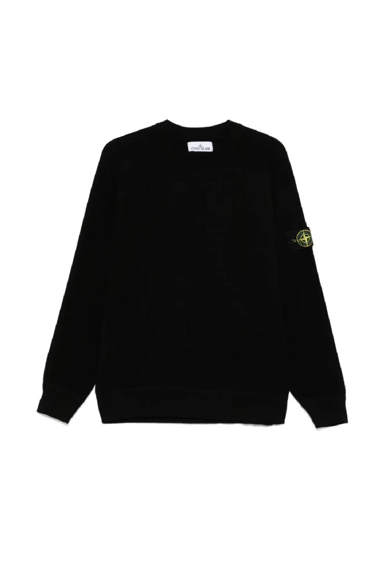 Stone Island Relaxed Fit Crewneck Sweatshirt With Subtle Logo Patch
