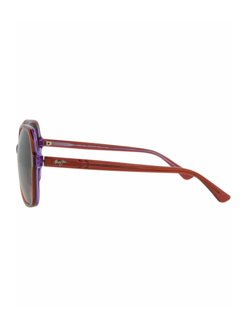 Maui Jim Round-Frame Acetate Sunglasses
