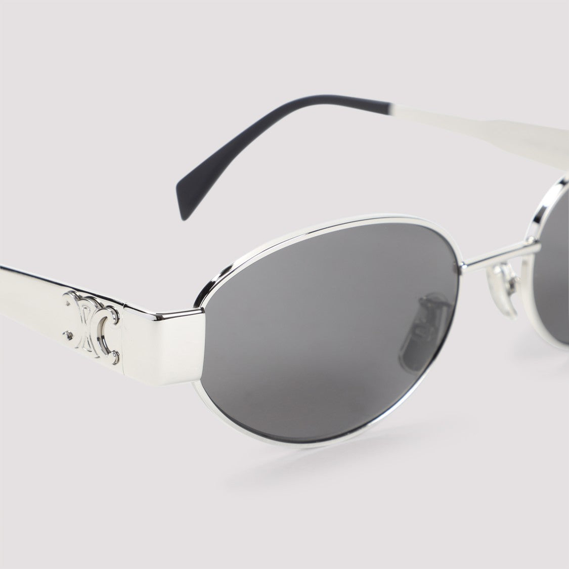 Celine Triomphe 01 Silver Metal Sunglasses