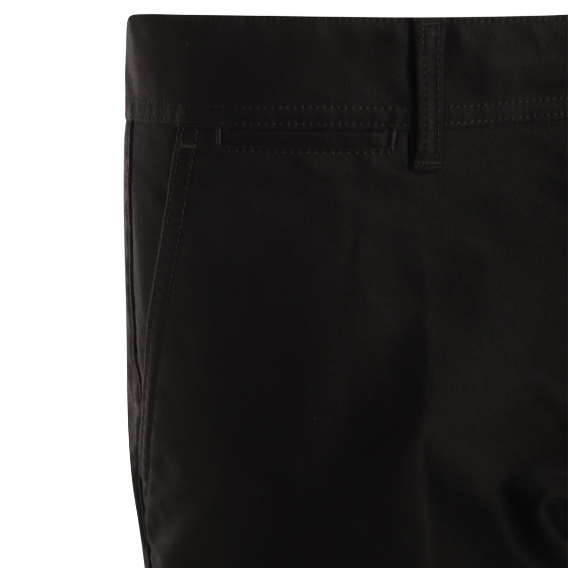 Alexander Mcqueen Tailored Black Wool Trousers With Structured Design And Functional Pockets