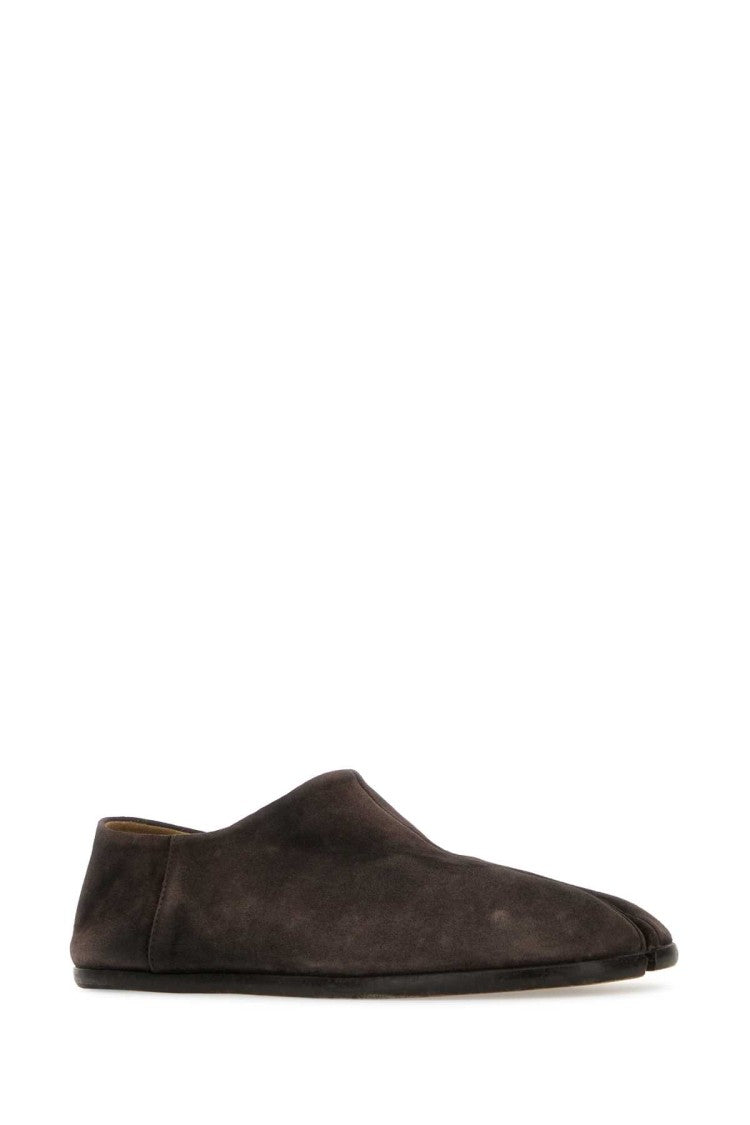 Maison Margiela Brown Suede Tabi Loafers