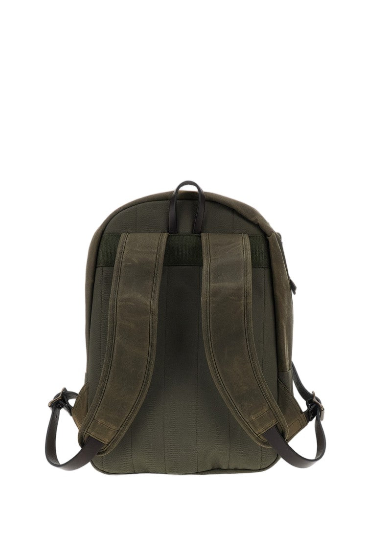 Filson Green Journeyman Waxed Cotton Backpack