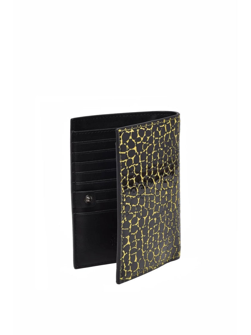 Vivienne Westwood Yellow Leather Color-Contrast Wallet