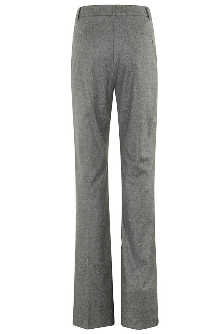 The Andamane High-Waisted Gray Trousers