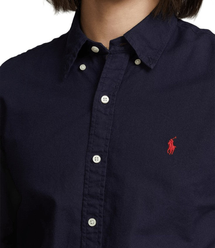 Polo Ralph Lauren Relaxed-Fit Blue Oxford Shirt