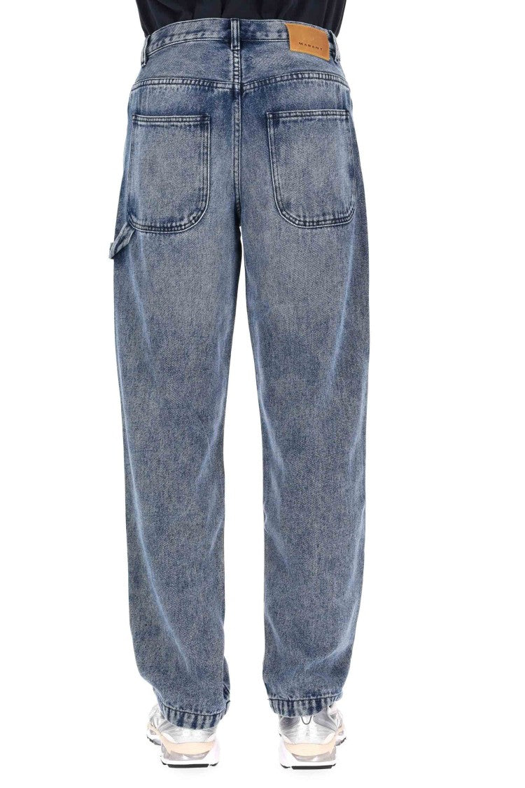 Isabel Marant Jenter Lyocell And Cotton Jeans