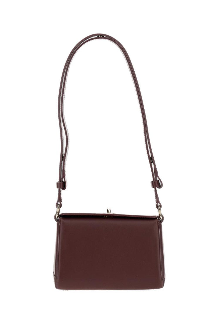 Plan C Burgundy Smooth Grain Calfskin Mini Shoulder Bag