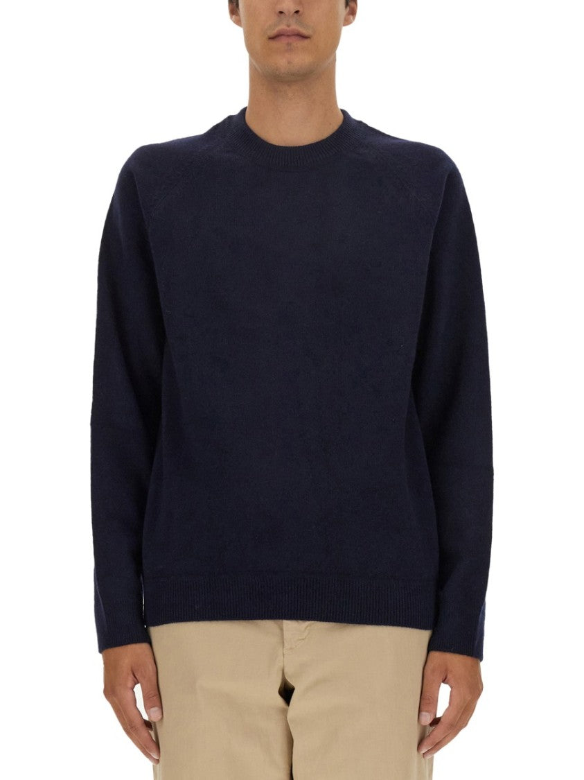 Ps Paul Smith Relaxed Fit Crew Neck Merino Wool Sweater