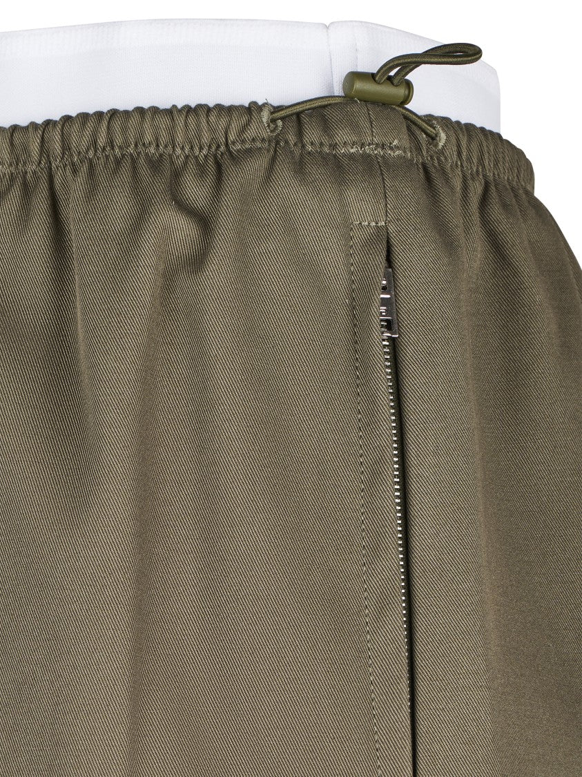Alexander Wang Mid-Rise Mini Olive Green Skirt