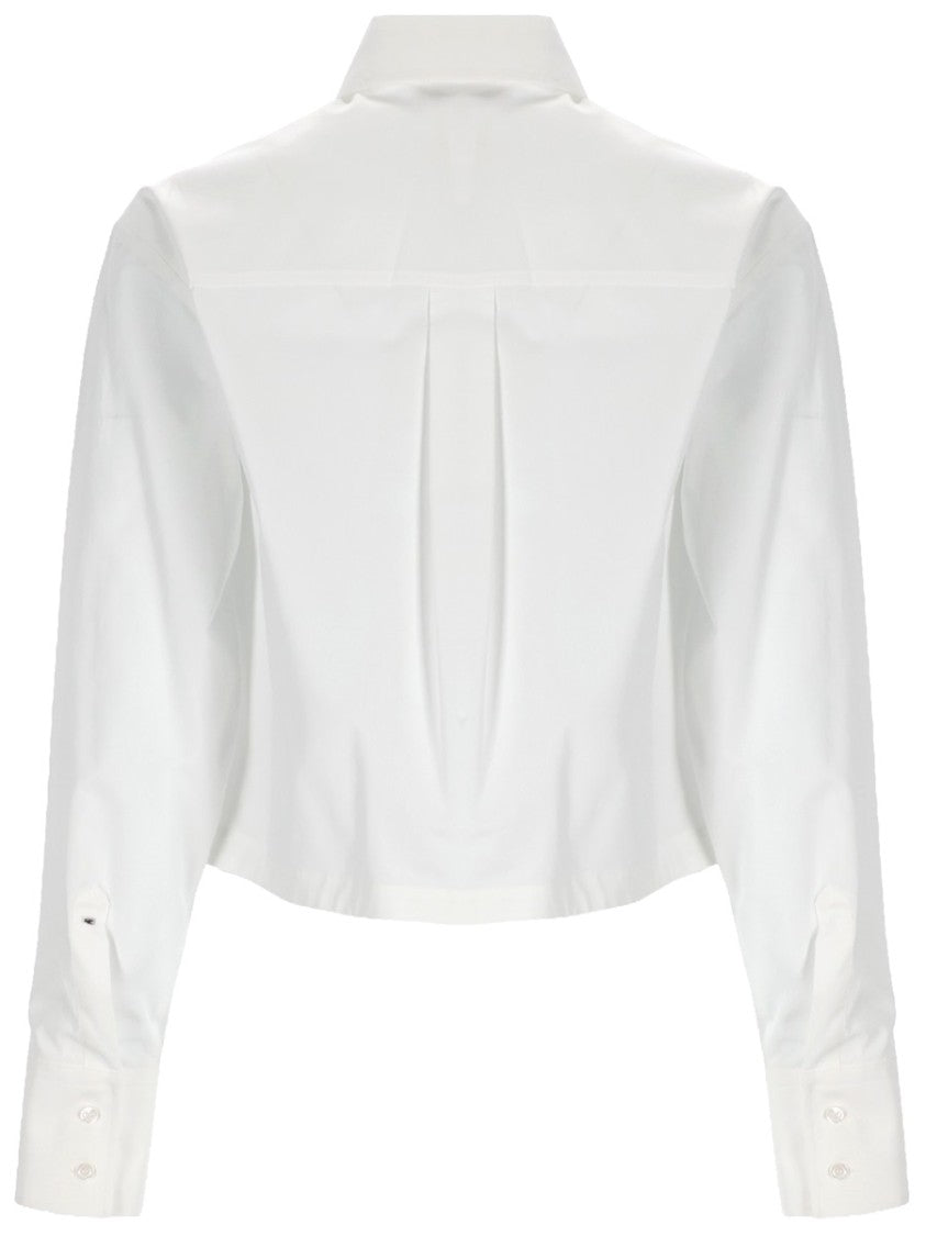 Sportmax Cropped Tailored Cotton Shirt