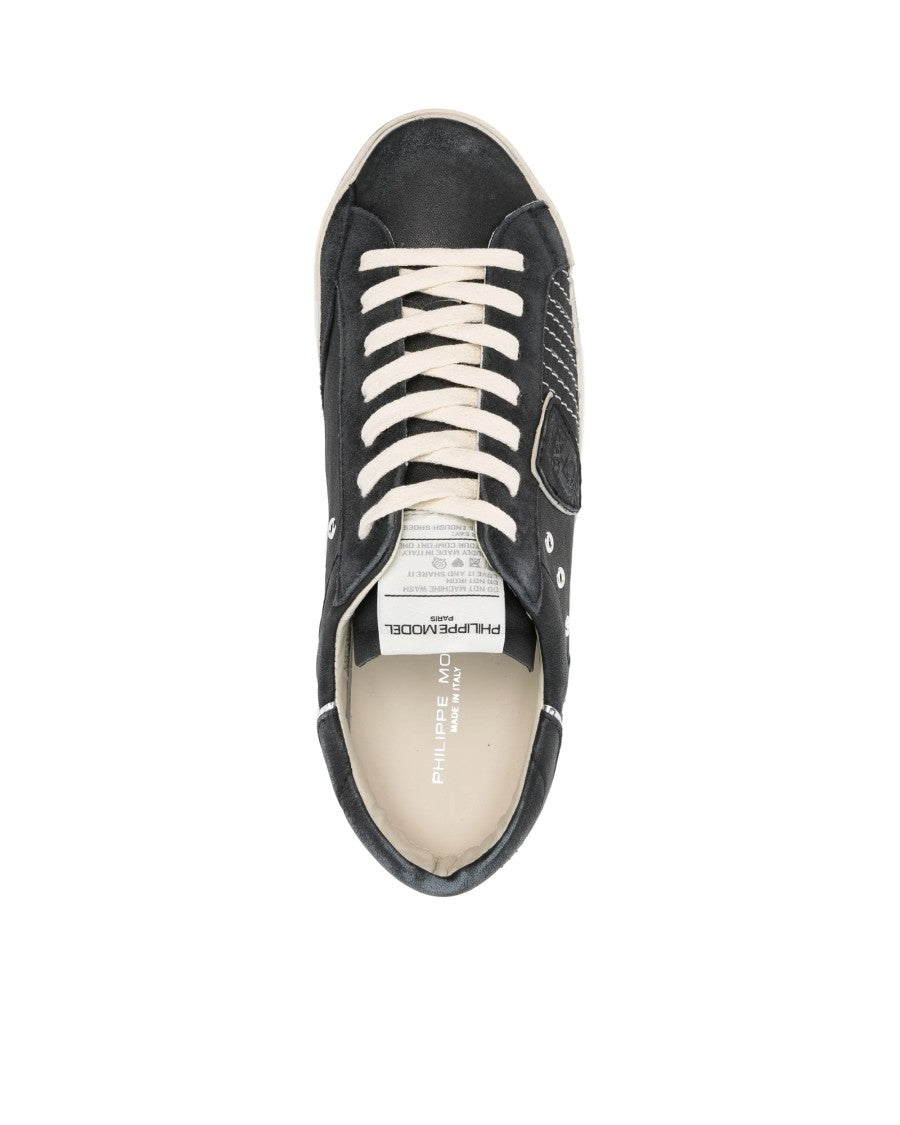 Philippe Model Prsx Low Black Sneakers