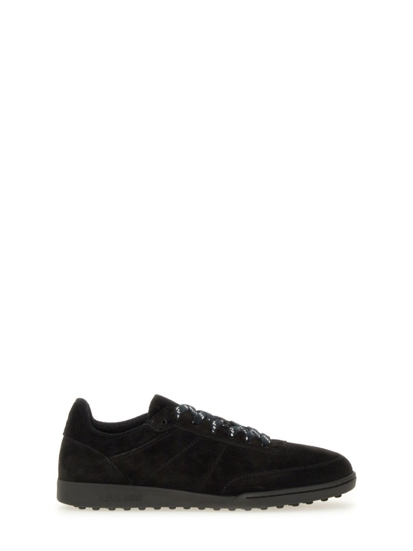 A.P.C. Low-Profile Cowhide Leather Sneakers With Textured Sole