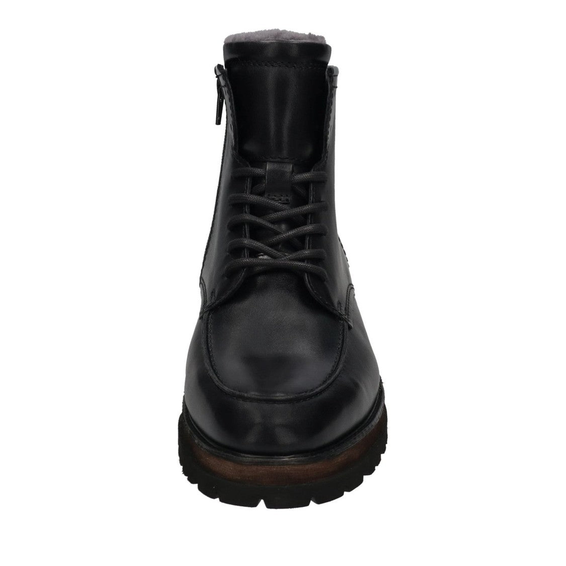 Bugatti Black Marc Fur-Lined Leather Boots