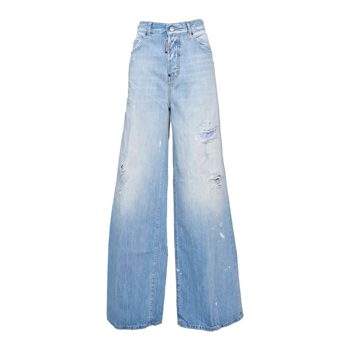 Dsquared2 Light Bleach Light Blue Denim Traveller Jeans