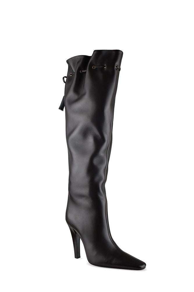 Saint Laurent Gathered Boots