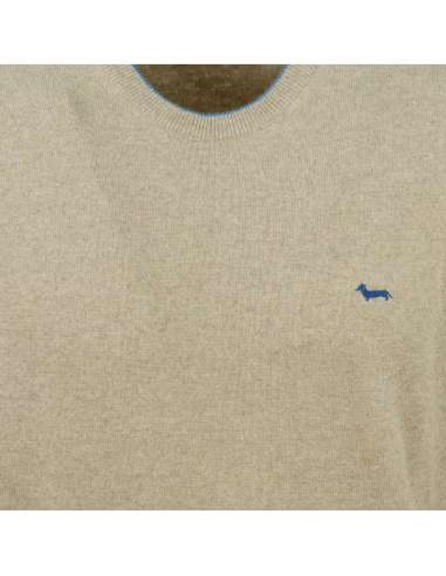 Harmont & Blaine Cashmere Blend Pullover With Contrasting Stripe