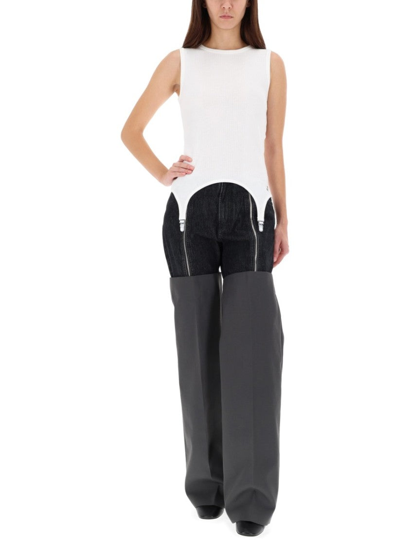 Jean Paul Gaultier Avant-Garde Grey Trousers