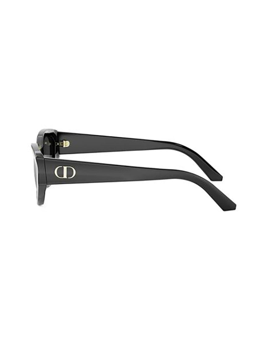 Dior Bold Cat-Eye Sunglasses With Glossy Black Finish
