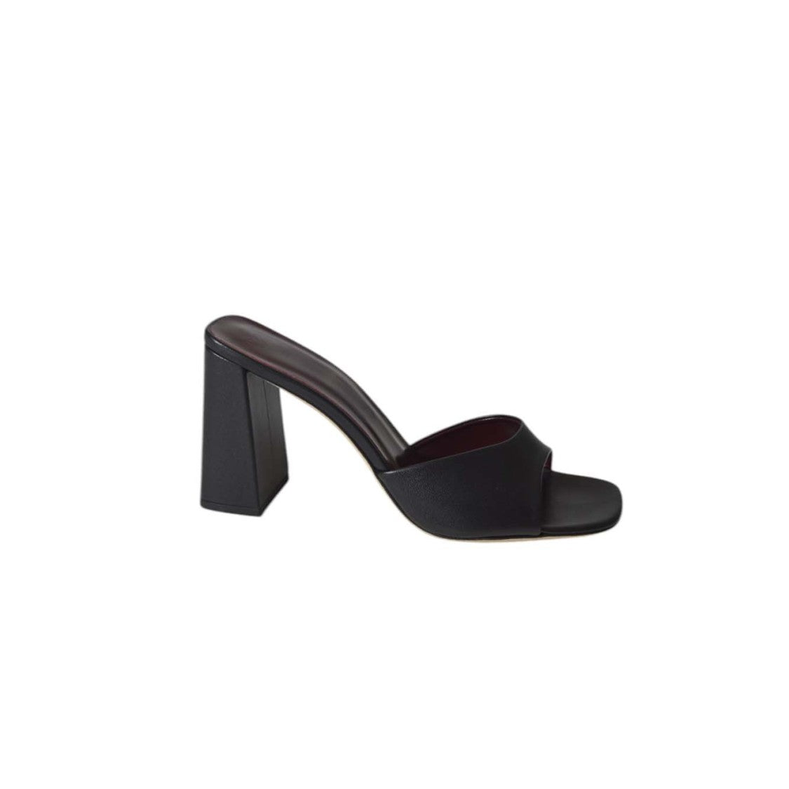 Staud Sloane Black Leather Sandals