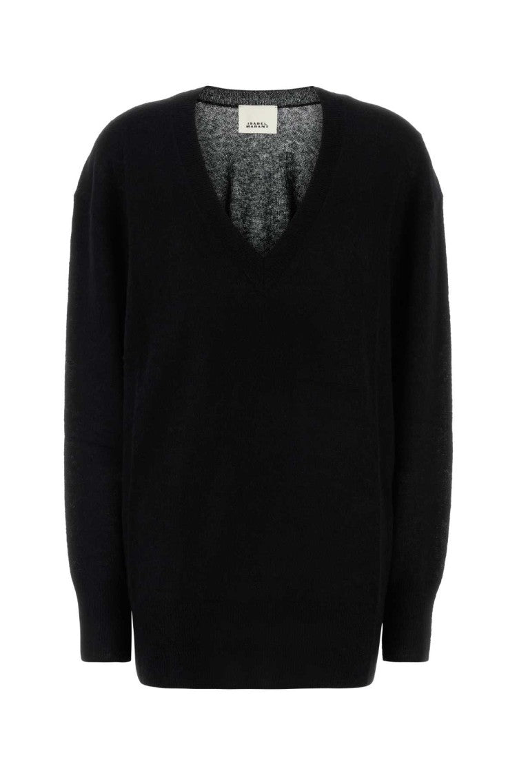 Isabel Marant Black Silk Blend Larana Sweater