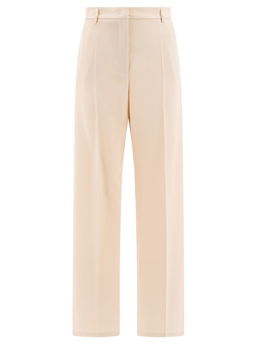 F.It Straight-Leg Trousers With Mid-Rise Waist
