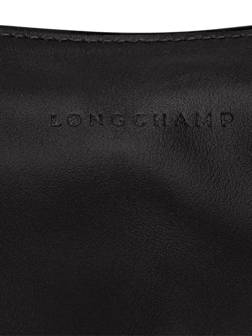 Longchamp Compact Matte Finish Bag With Adjustable Strap