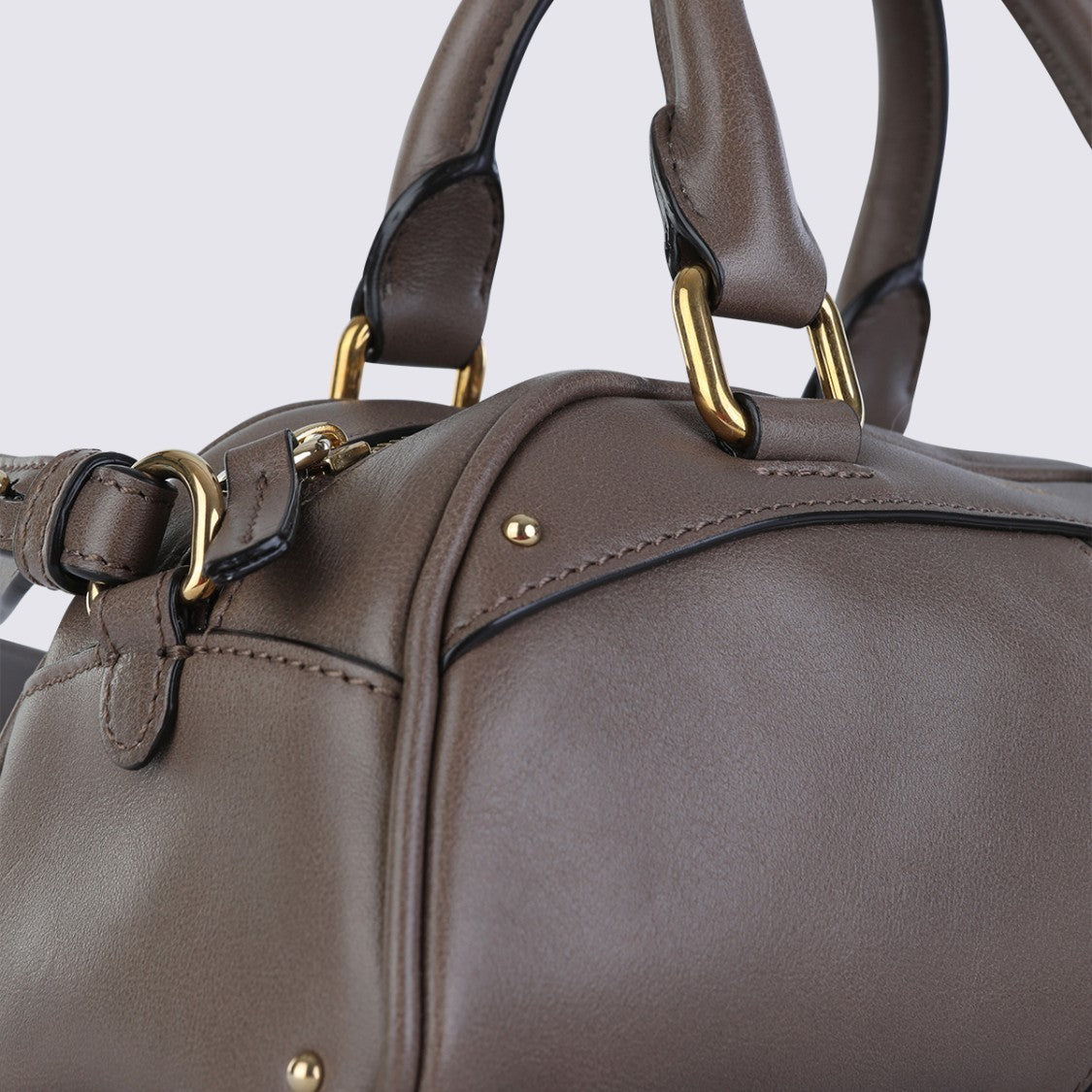 Chloé Leather Bowling Bag