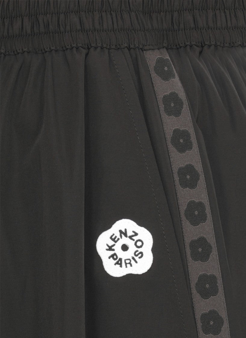 Kenzo Boke Flower 2.0 Skirt With Flared Hem And Bow Detail