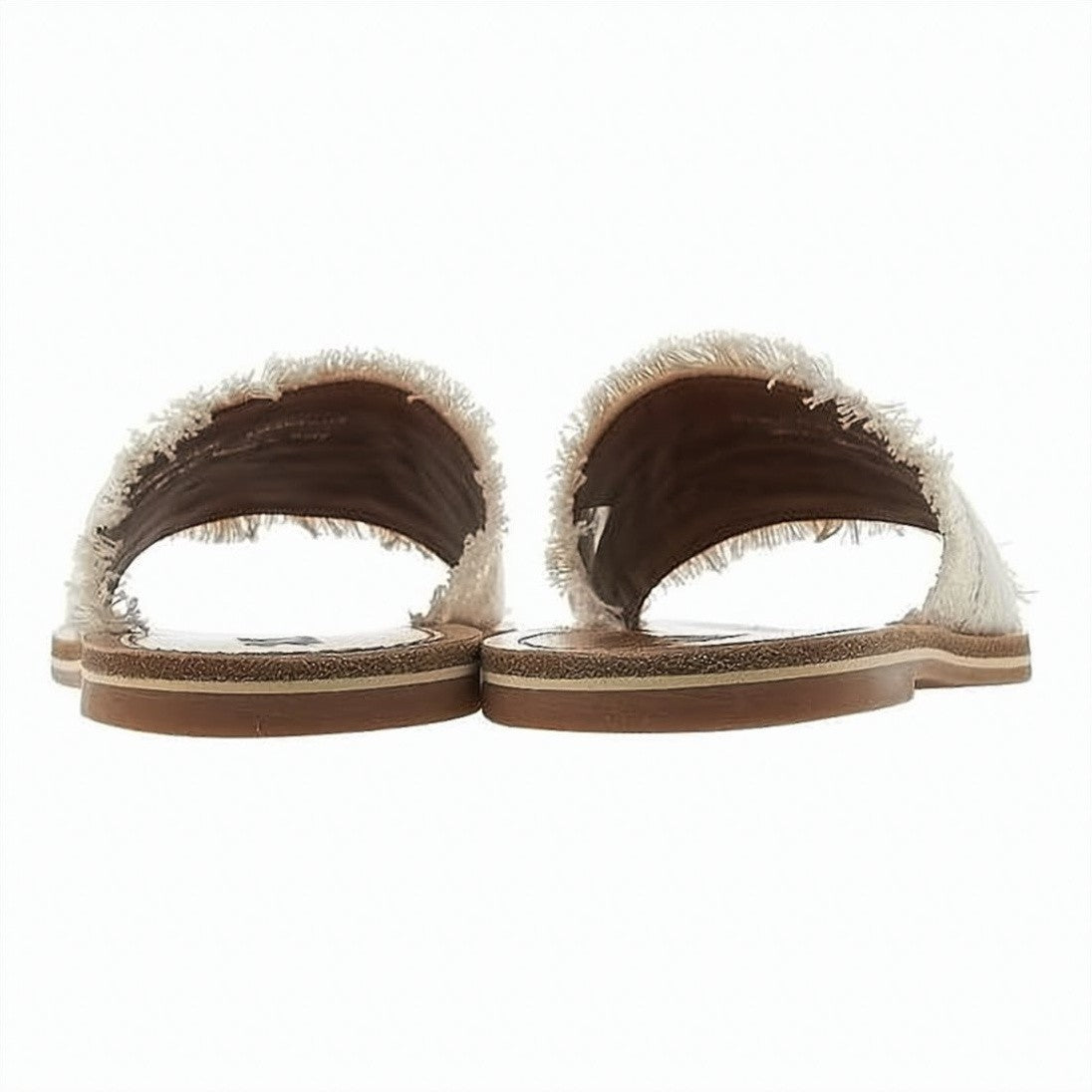Bally Slip-On Mules With Textured Fabric Strap