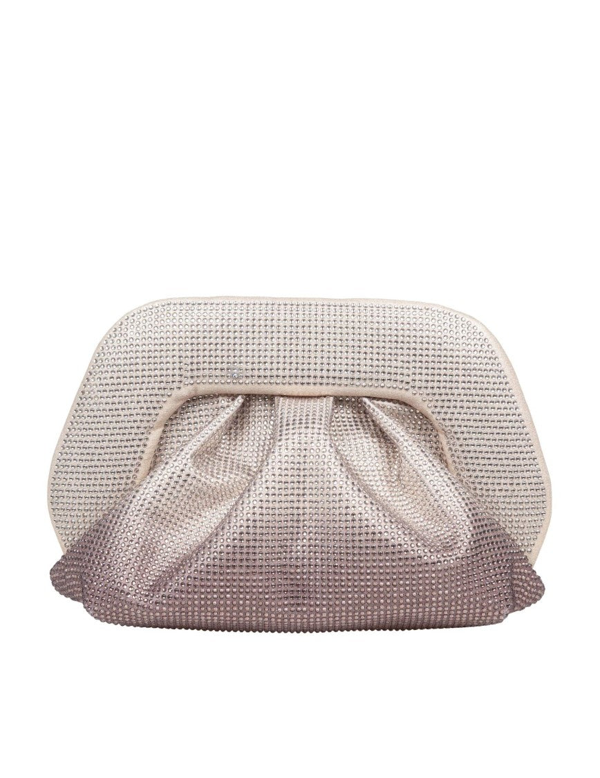 Themoirè Fabric Clutch Bag