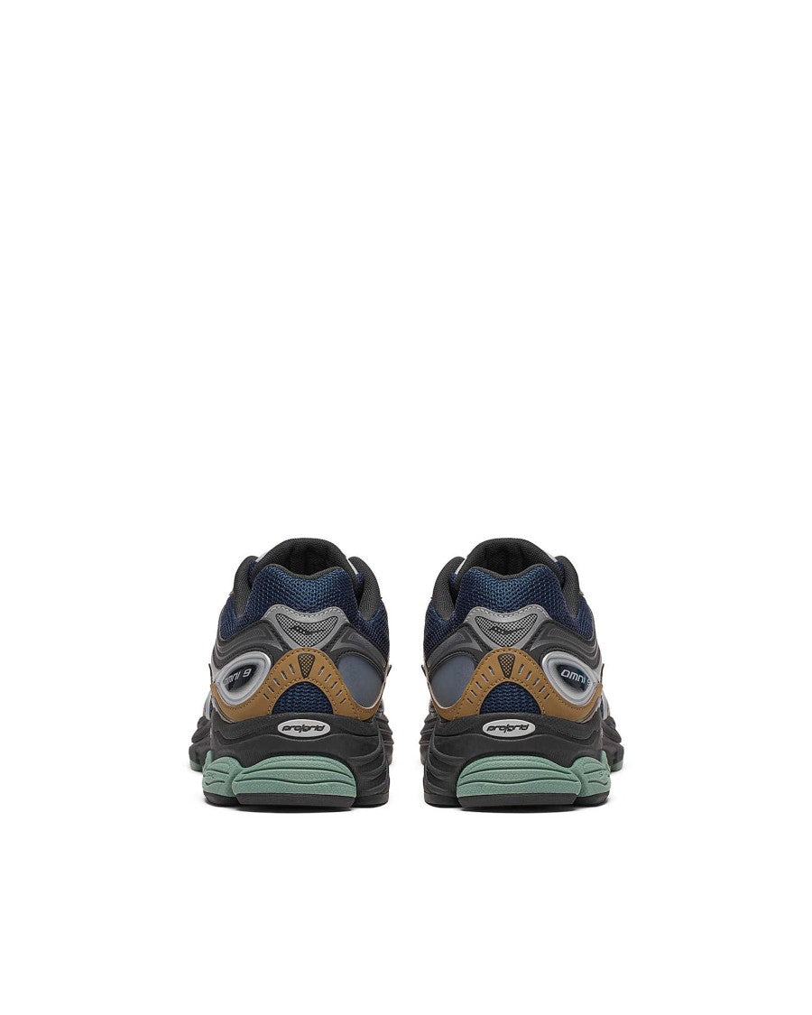 Saucony Progrid Omni 9 Brown/Navy Sneakers
