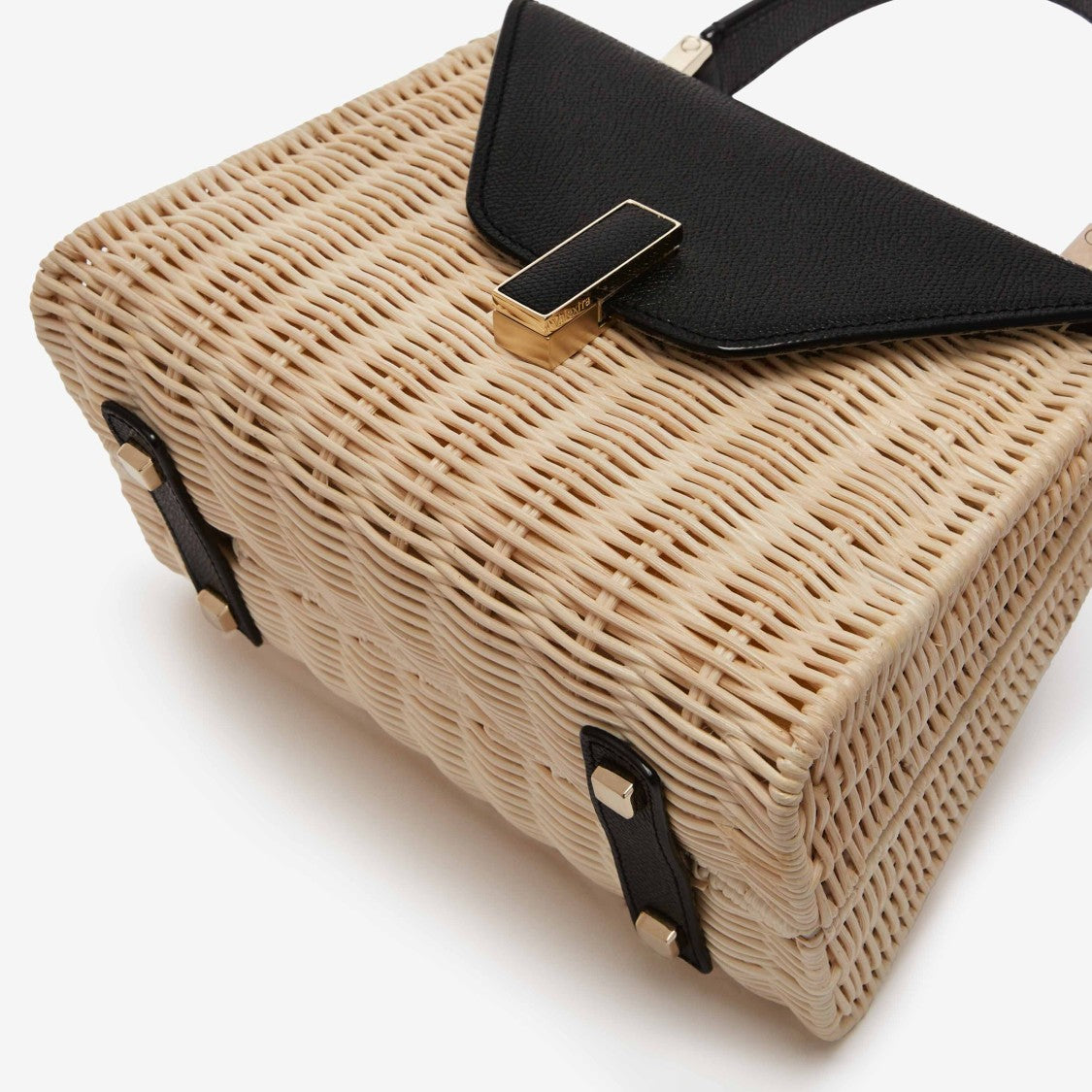 Valextra Iside Small Wicker Bag