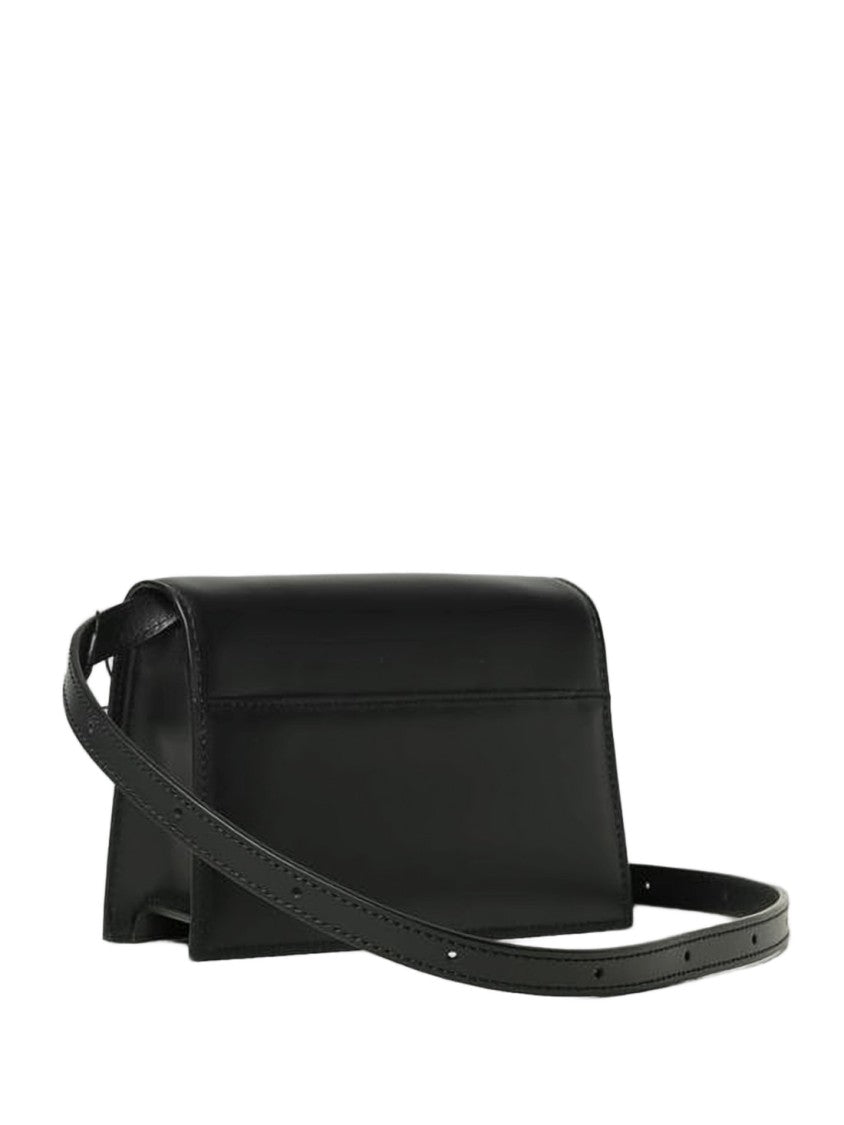 Maison Kitsuné Sleek Rectangular Crossbody Bag With Polished Clasp