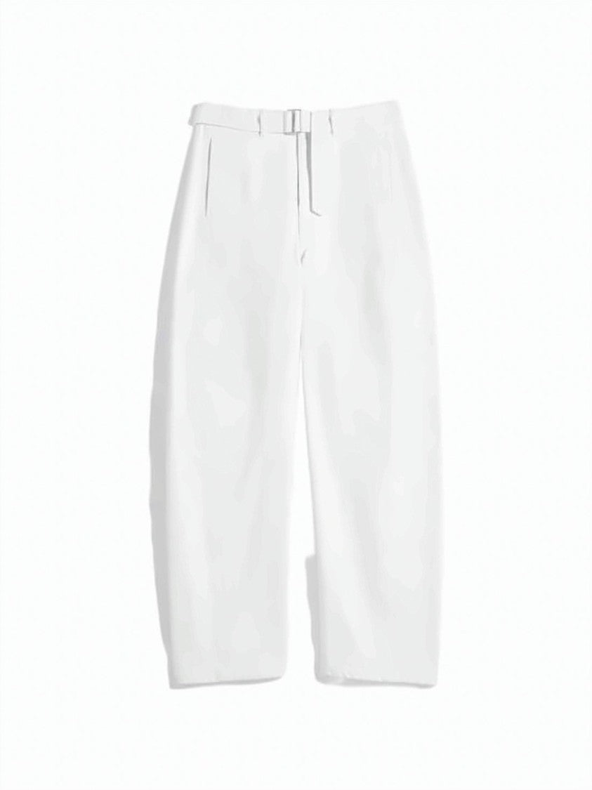 Lemaire Wide-Leg Pants With Twisted Belt Detail