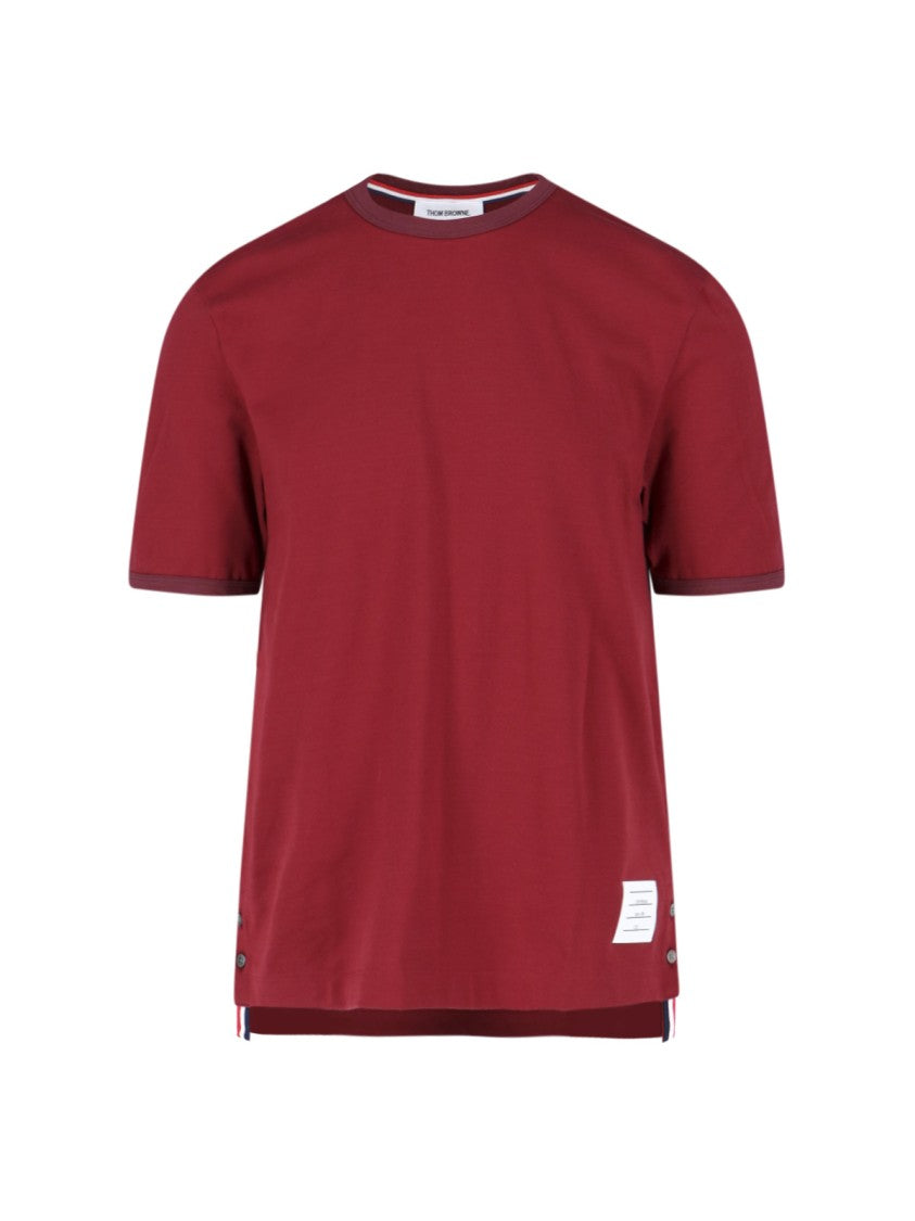 Thom Browne Ringer T-Shirt – Red