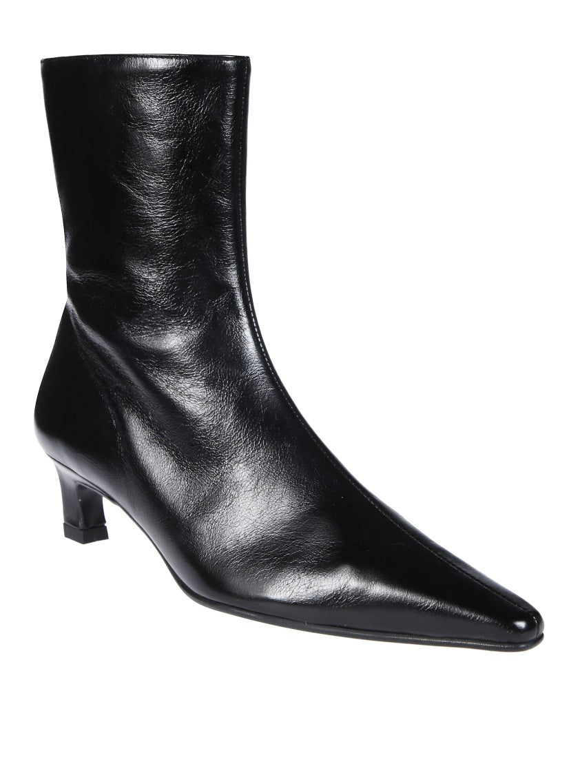 Alohas Ambar Rift Pointed-Toe Leather Ankle Boots