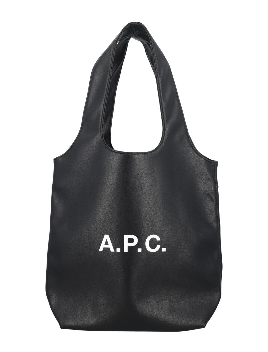 A.P.C. Compact Recycled Leather Tote With Structured Silhouette